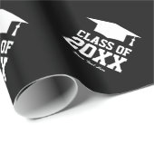Personalisiertes Packpapier für Graduierungsparty (Rolleneckpunkt)
