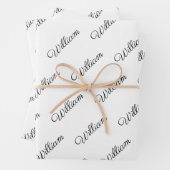 Personalisiertes Packpapier  Geschenkpapier Set (Beispiel)