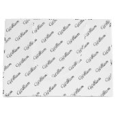 Personalisiertes Packpapier Große Geschenktüte (Vorderseite)