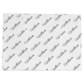 Personalisiertes Packpapier Große Geschenktüte (Rückseite)