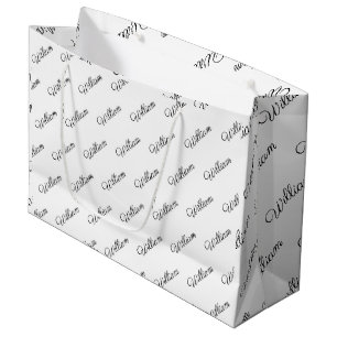 Personalisiertes Packpapier Große Geschenktüte
