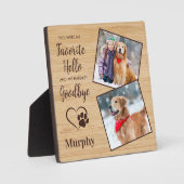Personalisiertes Pad Prints Memorial-Foto Fotoplatte (Vorderseite)