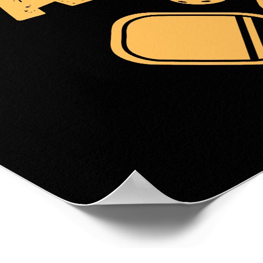 Personalisiertes Paddel Poster (Ecke)