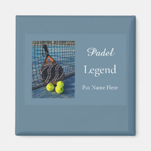 Personalisiertes Padel-Legendengeschenk für ihn Magnet