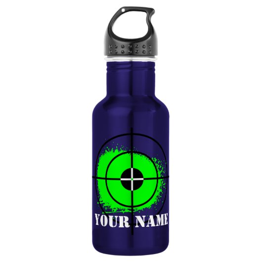 Personalisiertes Paintball-Wasserflaschengeschenk Edelstahlflasche (Vorderseite)