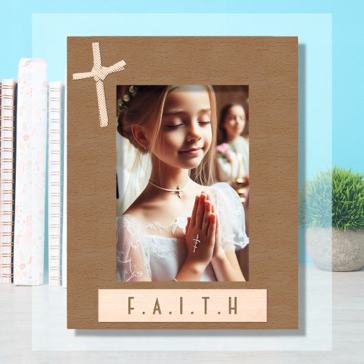 Personalisiertes Palm Cross Einzigartiges Osterkun Geätzte Rahmen