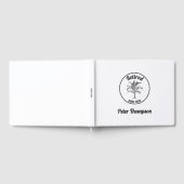 Personalisiertes Palm Tree Retirement Memory Gift Gästebuch (Voll)