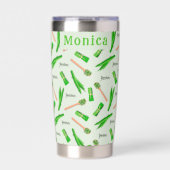 Personalisiertes Pandan-Blatt Thermobecher (Vorderseite)