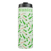 Personalisiertes Pandanblatt  Thermosbecher (Vorderseite)
