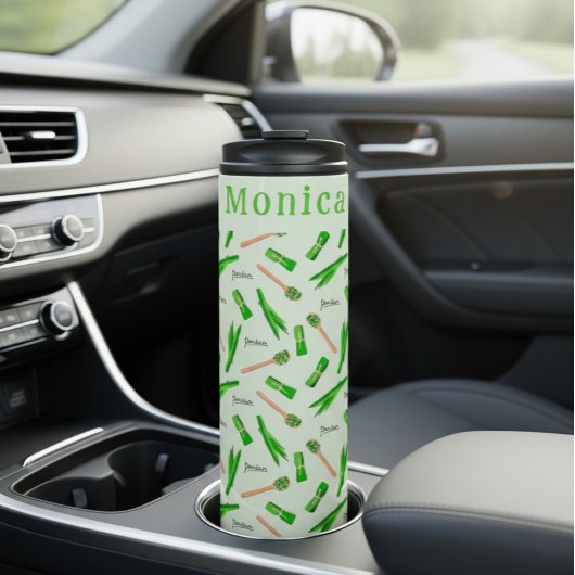 Personalisiertes Pandanblatt  Thermosbecher