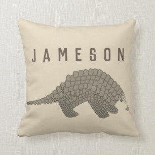 Personalisiertes Pangolinthrow-Kissen Kissen