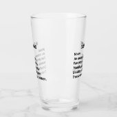 Personalisiertes Papa-Definition Custom Pint Glas (Links)