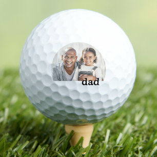 Personalisiertes Papa-Foto-Andenken Golfball