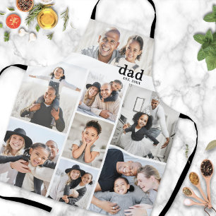 Personalisiertes Papa-Foto Schürze
