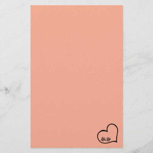 Personalisiertes Papier (Vorderseite)