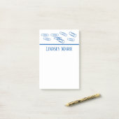 PERSONALISIERTES PAPIER CLIP-ANWEISUNGEN POST-IT KLEBEZETTEL (Auf Schreibtisch)