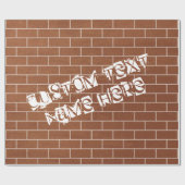 Personalisiertes Papier für die Wandverkleidung au Geschenkpapier (Flach)