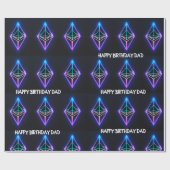 personalisiertes Papier für Händler,ETHEREUM-Packu Geschenkpapier (Flach)