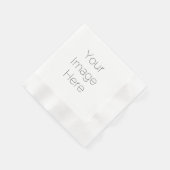 Personalisiertes Papier für Ihr Foto Napkins Serviette (Ecke)