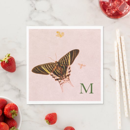 PERSONALISIERTES PAPIER NAPKIN-SCHALTFLÄCHEN IN PI SERVIETTE (Beispiel)