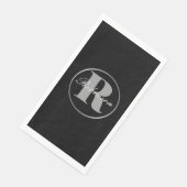 Personalisiertes Papierhandtuch Serviette (Ecke)