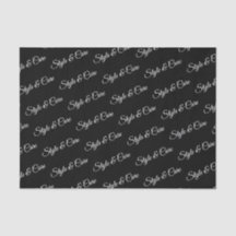 Personalisiertes Papiermuster mit Namensmuster