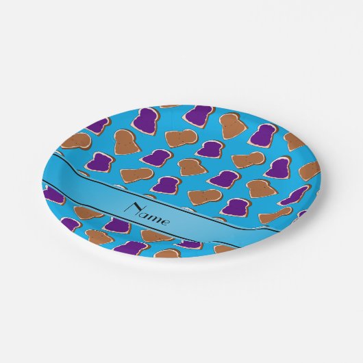 Personalisiertes Pappteller (Schrägansicht)