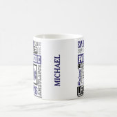 Personalisiertes Paramedic SymbolS Words Kaffeemas Kaffeetasse (Mittel)