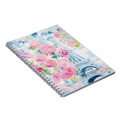 Personalisiertes Pariser GartenNotebook Notizblock (Rechte Seite)
