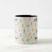 Personalisiertes Pariser Gedächtnis - Line Art Seh Zweifarbige Tasse (Mittel)