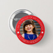 Personalisiertes Parteitag-Foto Button (Vorne & Hinten)