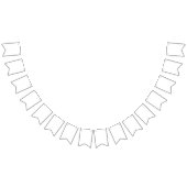 Personalisiertes Party Bunting ・ Hochzeit & Geburt Wimpelkette (Alle)