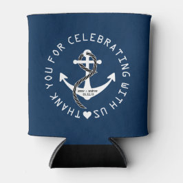 Personalisiertes Party der nautischen Gastgeschenk Dosenkühler