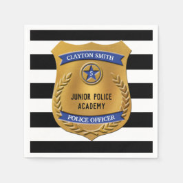 Personalisiertes Party der Polizei Napkins Serviette