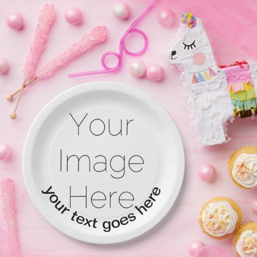 personalisiertes Party- für benutzerdefinierte Fot Pappteller (Party)