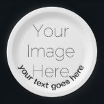 personalisiertes Party- für benutzerdefinierte Fot Pappteller<br><div class="desc">Machen Sie Ihre Feier ganz besonders mit diesem Einfaches Custom Foto Personalisiertes Party Paper Plate! Laden Sie einfach Ihr Lieblings-Foto hoch, um eine einmalige Party-Platte zu erstellen, die Geburtstagen, Abschlüsse, Jahrestage und vieles mehr eine unterhaltsame, persönliche Touch verleiht. Es ist eine einfache und kreative Art, Ihre Veranstaltung unvergesslich zu machen....</div>