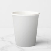 Personalisiertes Party für das Militärruhestand Pappbecher (Rückseite)