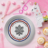 Personalisiertes Party für das Militärruhestand Pappteller (Party)