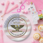 Personalisiertes Party für das Militärruhestand Pappteller (Party)