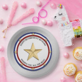 Personalisiertes Party für das Militärruhestand Pappteller (Party)