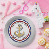 Personalisiertes Party für das Militärruhestand Pappteller (Party)