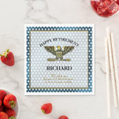 Personalisiertes Party für das Militärruhestand Serviette (Beispiel)