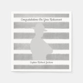 Personalisiertes Party für die Patrouillenruhe Serviette (Vorderseite)