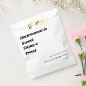 Personalisiertes Party für Schwarz-weiße Altersvor Geschenktütchen (Versiegelt)