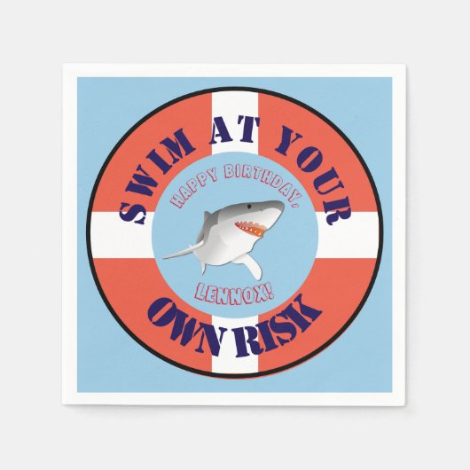 Personalisiertes Party Napkins Serviette (Vorderseite)