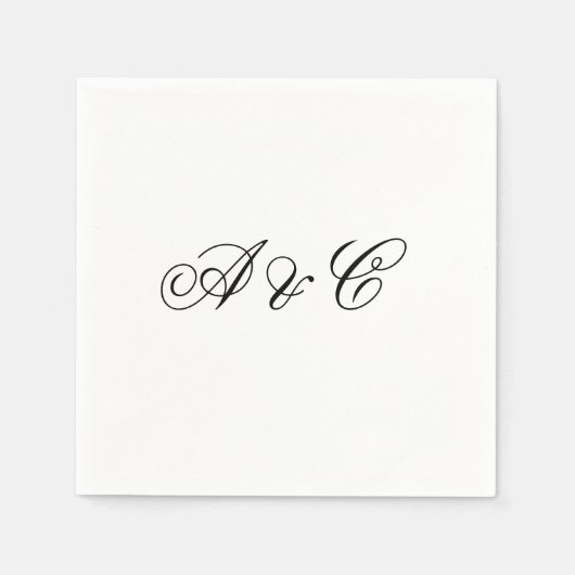 Personalisiertes Party Napkins Serviette (Vorderseite)