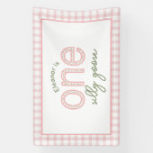 Personalisiertes Party "One Albern Goose" - Banner (Vertikal)