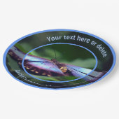 Personalisiertes Party Pappteller (Schrägansicht)