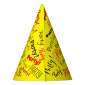 Personalisiertes Party Partyhütchen (Rückseite)