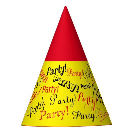 Personalisiertes Party Partyhütchen (Vorderseite)